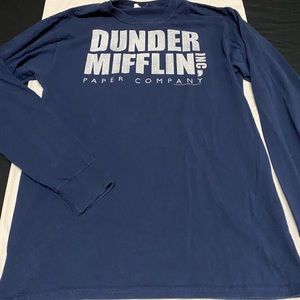 Navy “Dunder Mifflin” long sleeve